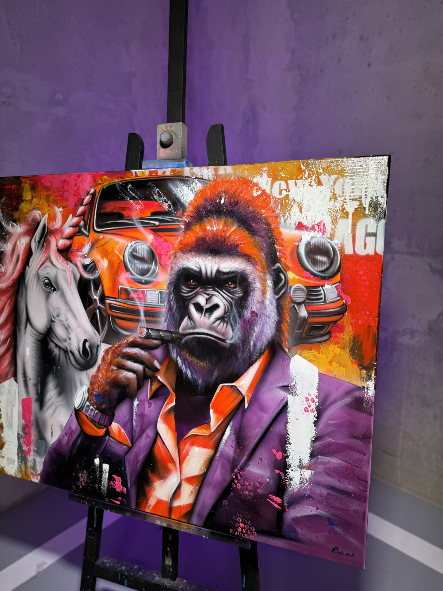 Painting "Urban King"