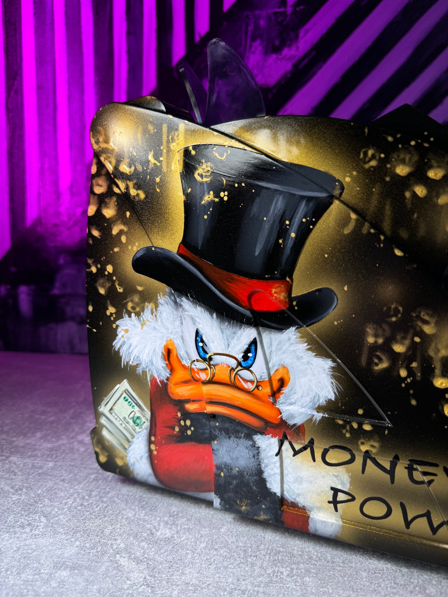Bill counter "Scrooge McDuck"